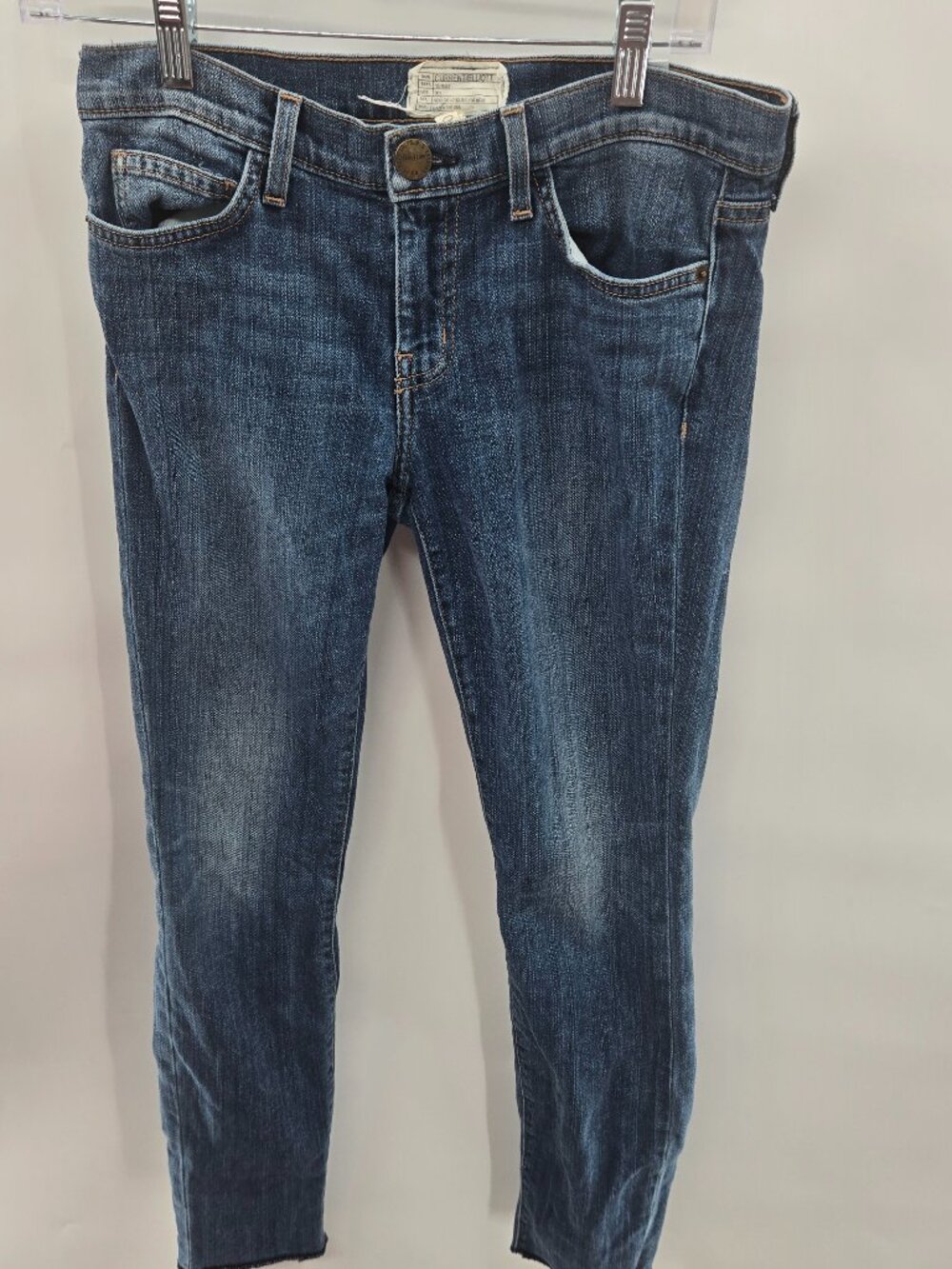 Current Elliott Blue The Rolled Skinny Yesterday Wash Size 27/0